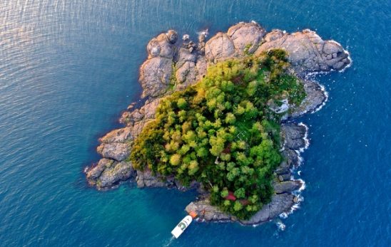 Doğu Karadeniz’in insan yaşayabilen tek adası olan Giresun Adası turizme kazandırılıyor